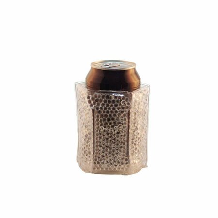 ZEES CREATIONS The Cool Sack, Beaded Can Cooler - Clear CS9105